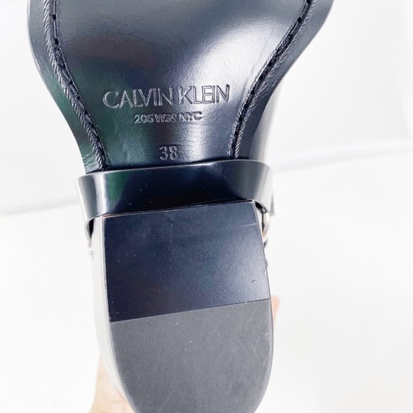 Calvin Klein 205W39NYC Leather Embellished Boots - Picture 11 of 13